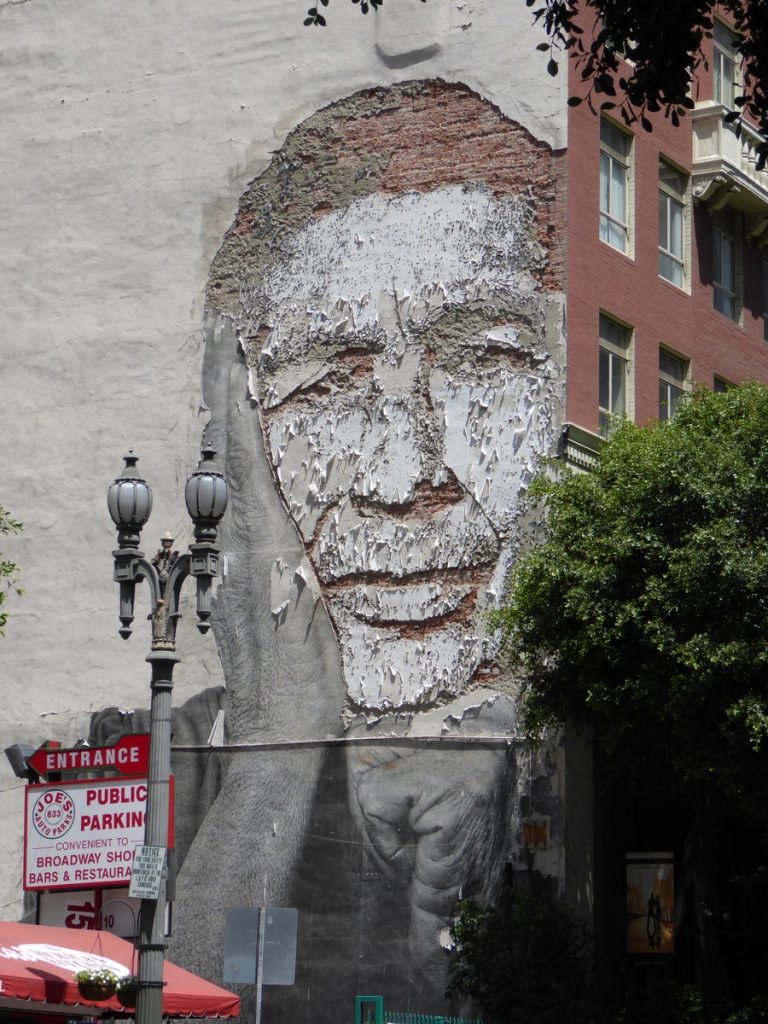 JR + VHILS - 633 S Spring st (entre 6th / 7th)