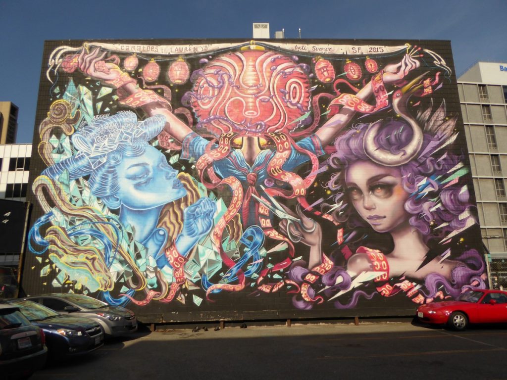 CARATOES + LAUREN YS + TATIANA SUAREZ - Van Ness av & Market st