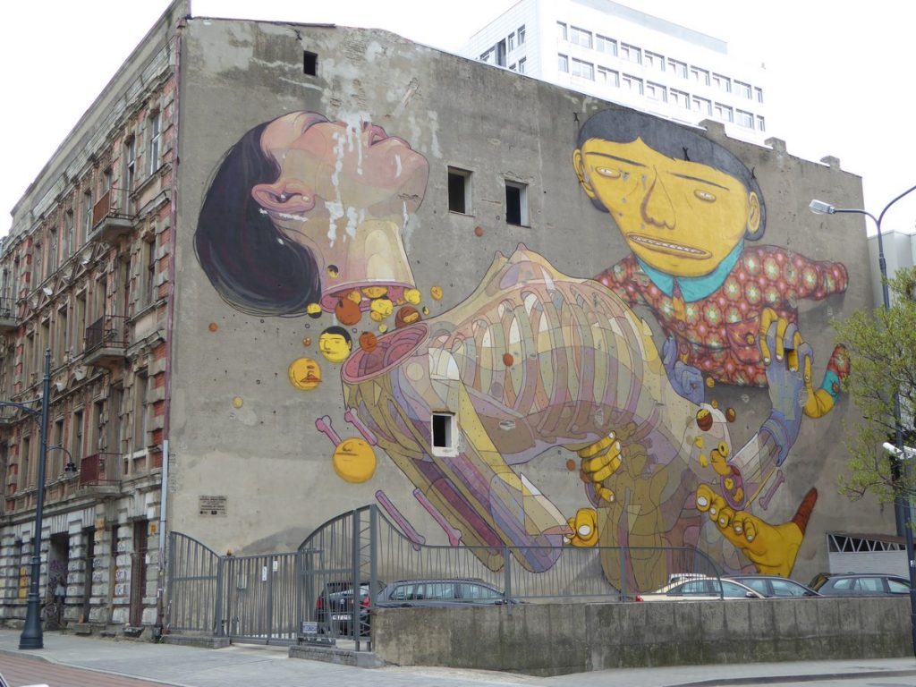 ARYZ + OS GEMEOS - ul. Roosevelta 5