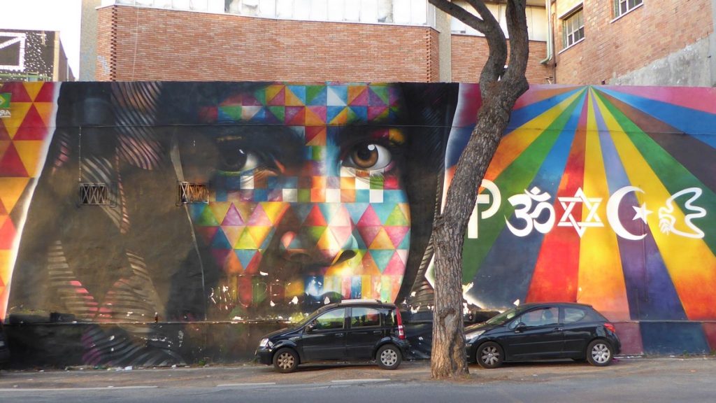 EDUARDO KOBRA - FART ART GALLERY 909 via Prenestina