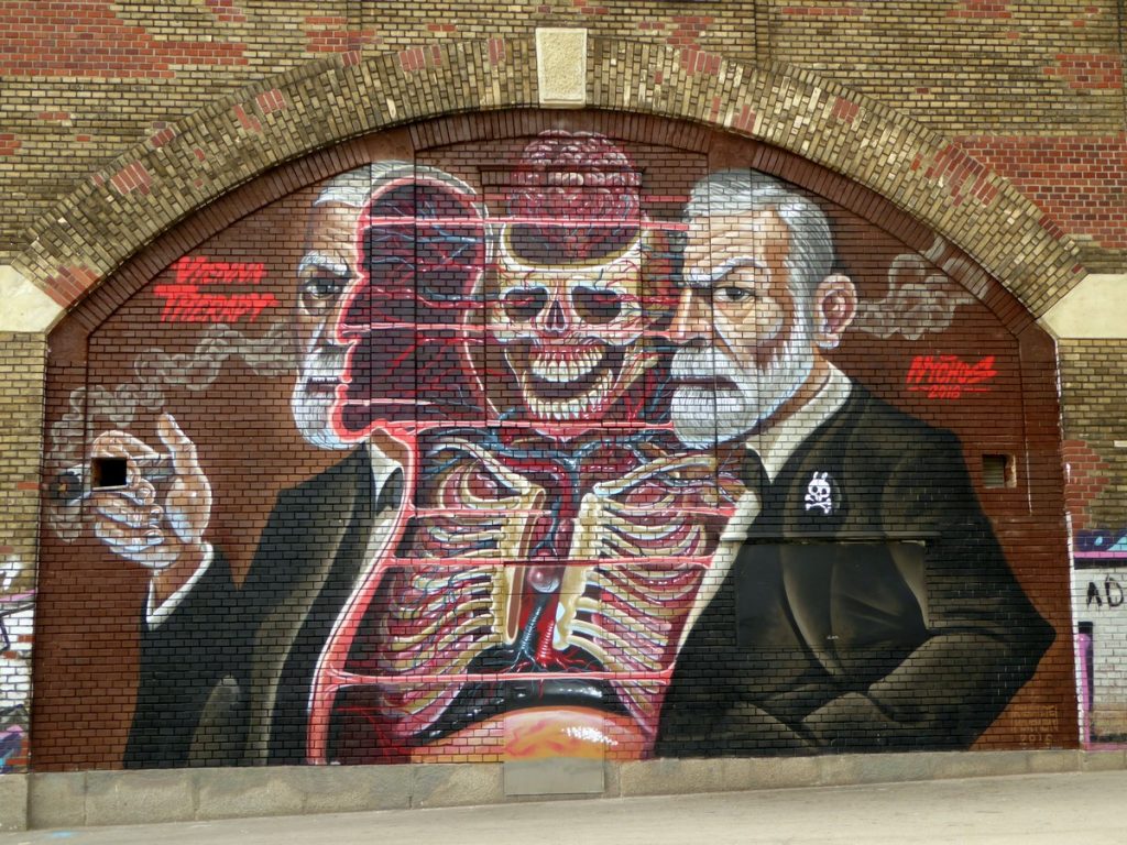 Freud par NYCHOS - Donaukanal Spitteleuer Kande 45