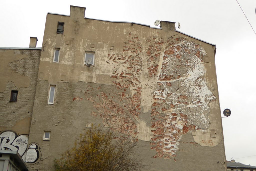 VHILS - Lodz - ul. Kopernika 28