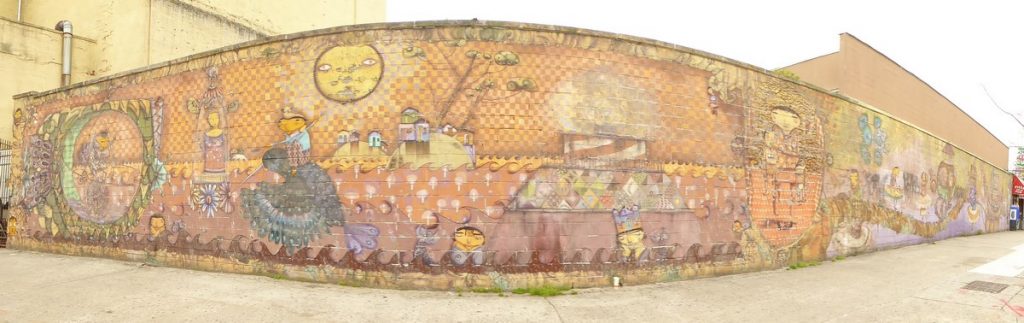 OS GEMEOS - New York Coney Island - Stillwell av & Mermaid av