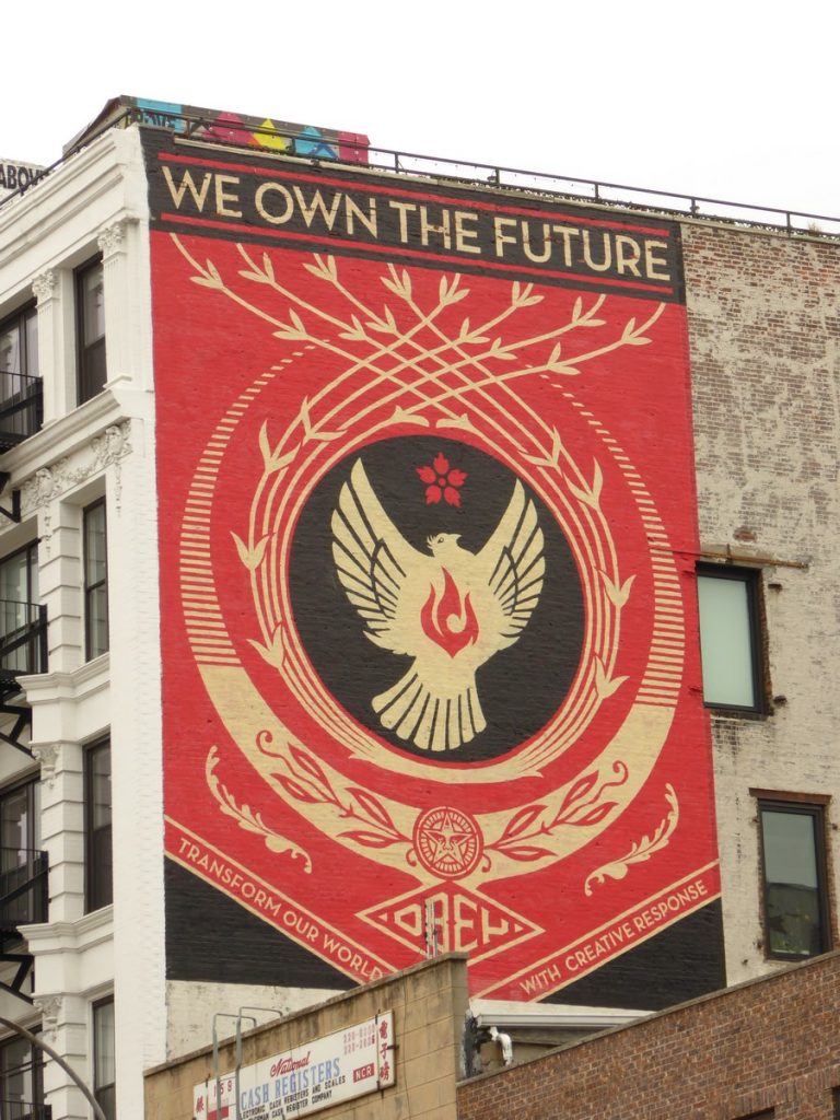 OBEY – SHEPARD FAIREY - New York - Bowery & Broome st