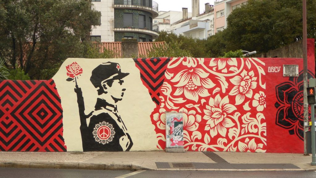 OBEY - Lisbonne - Rua José Gomes Ferreira & rua Ferreira Borges