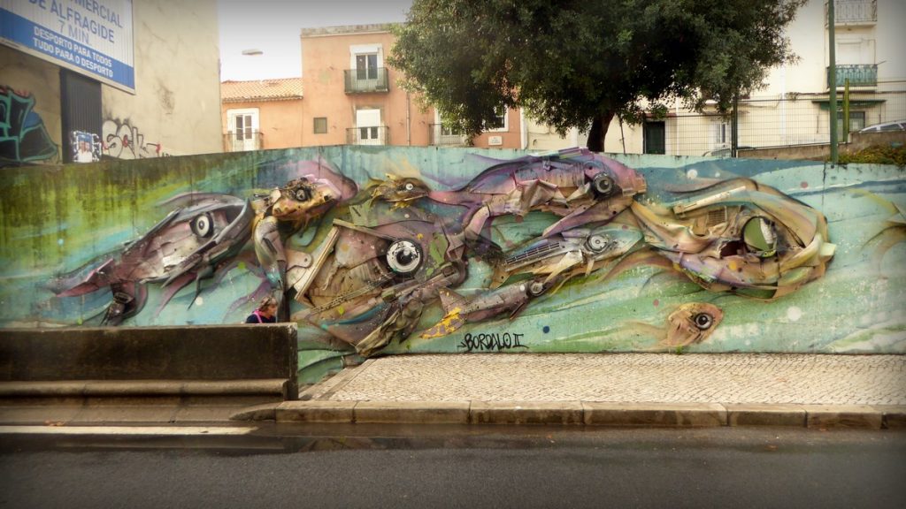 BORDALO II - Lisbonne - Avenida de Ceuta (face station Alcantara-Terra)