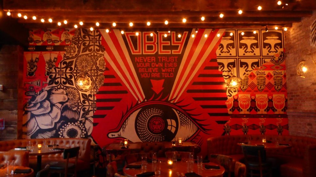 OBEY - New York - Vandal Restaurant 199 Bowery