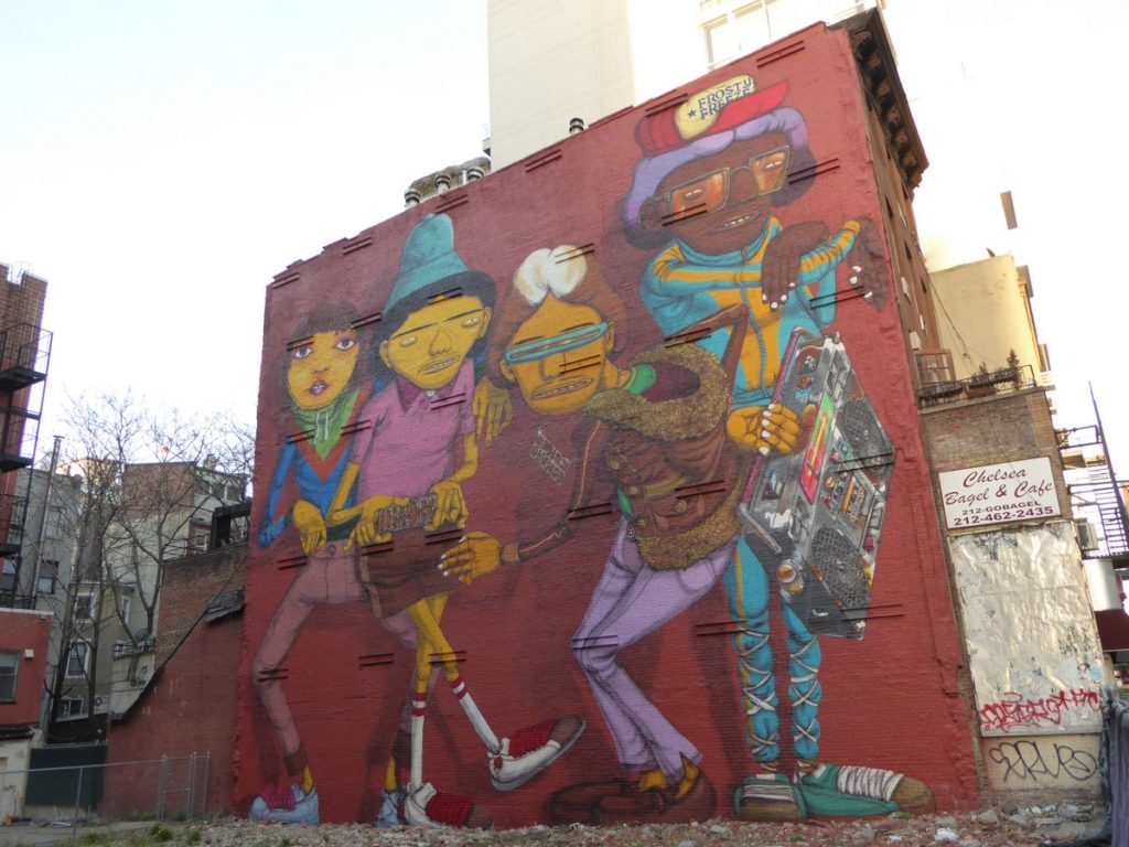 OS GEMEOS - New York - 145 E 14th st 