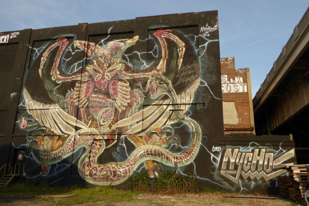 NYCHOS - Jersey City - Mounmouth st & 13th st (caché derrière le bâtiment)