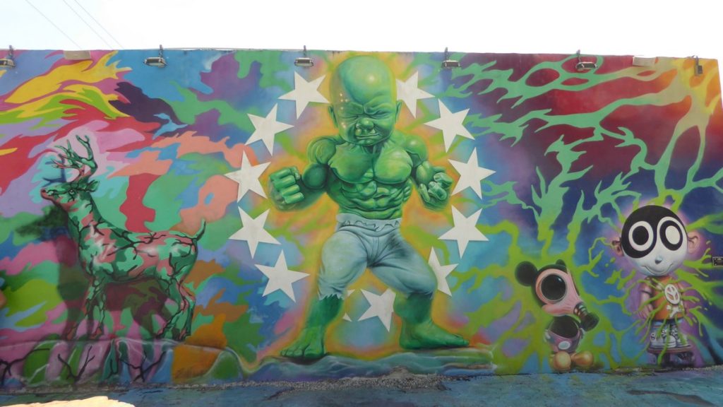 RON ENGLISH - Miami - Wynwood Walls – NW 26 st / NW 25 st / NW 2 av