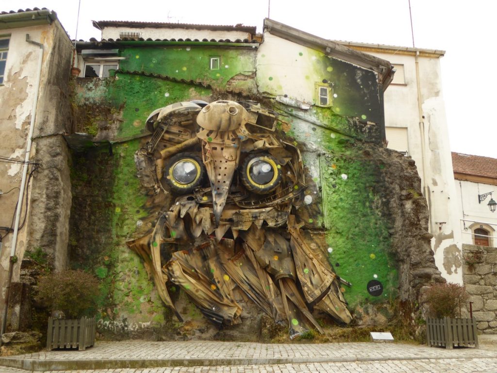 BORDALO II - Covilha - rua Alexandre Herculano & rua do Cotovelo