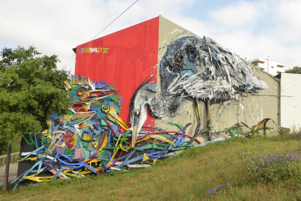 BORDALO II - Leiria - Escalier face 61 rua de Tomar