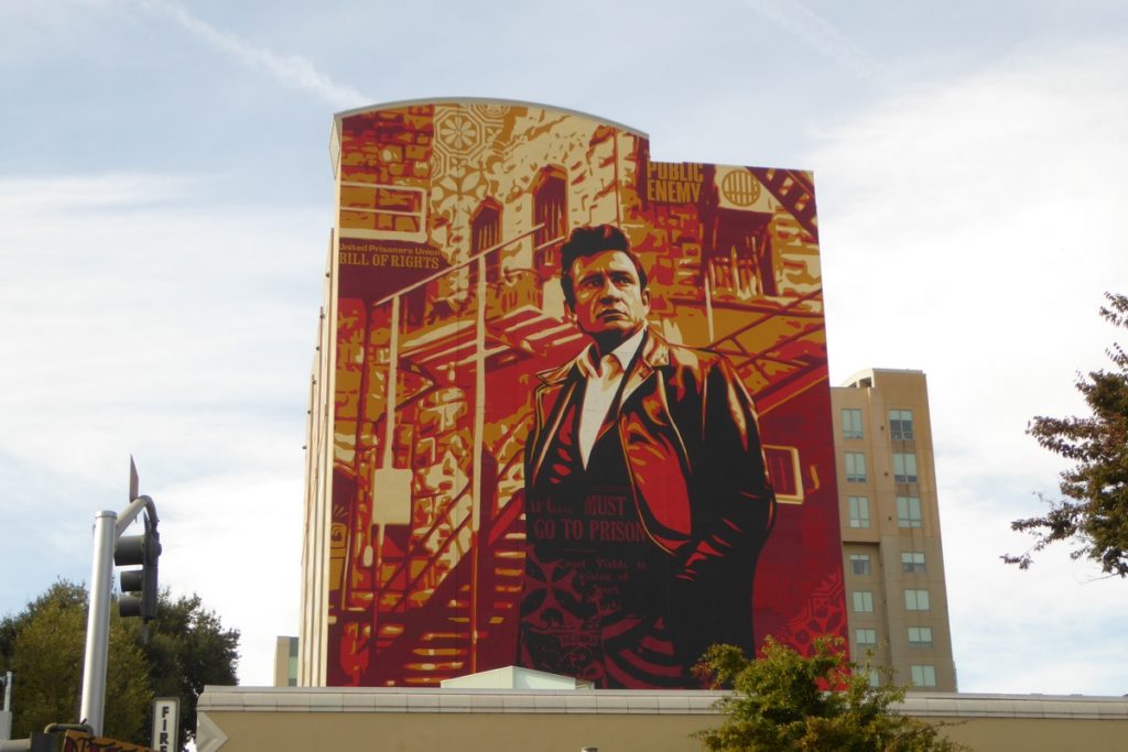 SHEPARD FAIREY - Sacramento - 1121 15th st (ResIdence Inn Sacramento)