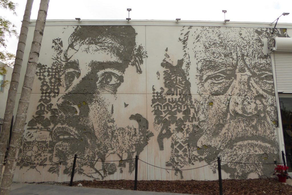 VHILS - Miami - Wynwood Walls – NW 26 st / NW 25 st / NW 2 av