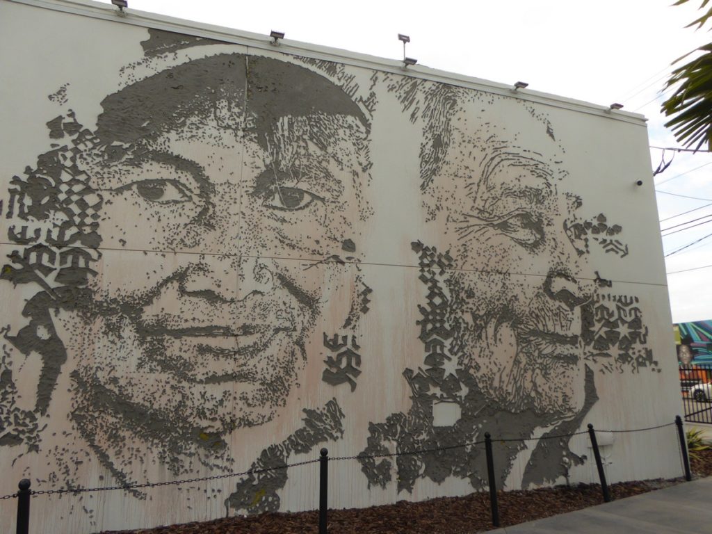 VHILS - Miami - Wynwood Walls – NW 26 st / NW 25 st / NW 2 av